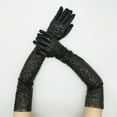 thumbnail image 4 of GRABLOOM Long Sequined Gloves for Women Formal Event Club Gloves Evening Party Gloves, 4 of 8