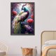 thumbnail image 4 of Kit de pintura por números sobre lienzo, arte al óleo artesanal, imagen de pavo real, decoración del hogar, 40x50cm, 4 of 9
