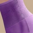 thumbnail image 4 of UTTOASFAY Women'S High Waist Panties Nice Buttocks Peach Buttocks Belly-Up Pants Buttocks Panties Purple 8(XXL), 4 of 5