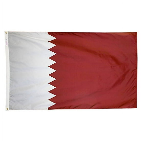 2x3' DURAWAVEZ QATAR NYLON FLAG CH&G