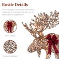 thumbnail image 6 of Best Choice Products 5ft 2-Piece Moose Family Lighted Christmas Yard Decor Set w/ 370 LED Lights, Zip Ties - Rattan, 6 of 7