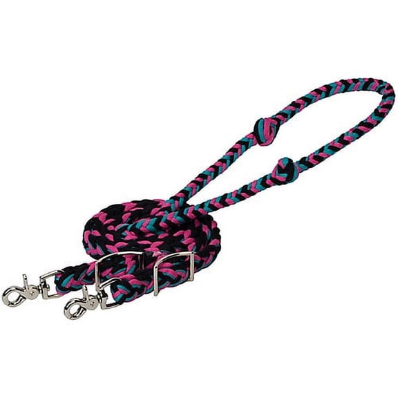 Weaver EcoLuxe Bamboo 8ft Flat Rein Pink