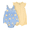 Yellow/Blue Lemon, variant on Carter's Child of Mine Baby Girl Romper and Dress Set, 2-Piece, Sizes 0/3-24 Months