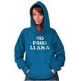 thumbnail image 3 of No Problama Llama Alpaca Cute Funny Hoodie Sweatshirt Women Men Brisco Brands 2X, 3 of 6