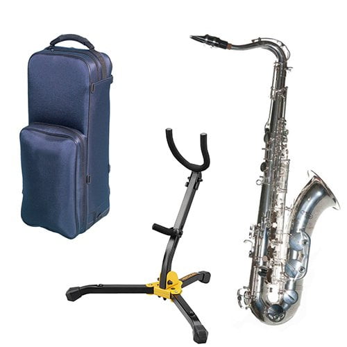 Virtuoso Series Professional Silver Plated Tenor Saxophone Deluxe w