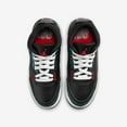 thumbnail image 3 of Big Kid's Jordan 3 Retro "Moto" Black/Siren Red-Hyper Jade (FV5437 001) - 5, 3 of 4