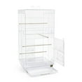 thumbnail image 3 of Tall Tiel Cage White, 3 of 5