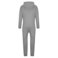 thumbnail image 5 of YLSDY Men's Fleece Lined Hooded Jumpsuit Zip Up One Piece Pajamas Playsuit Jogger Sweatsuit Overall Romper Gray 8, 5 of 6