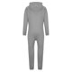 thumbnail image 5 of Mono de hombre de moda de color sólido con capucha, cremallera larga, bolsillo, mono informal, pantalones, pijama de poliéster para hombre, 5 of 6