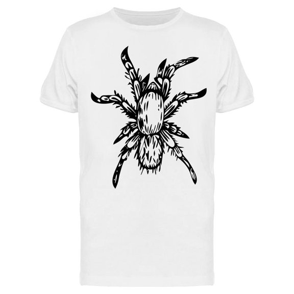 Spider Hand-drawn In Ink Tee Men's -Image by Shutterstock