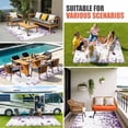 thumbnail image 3 of Purple Spring Botanical Outdoor Rug 3x5 Ft, Non Slip Washable Area Rug, Weeping Eucalyptus Butterfly Patio Rugs Carpet Runner, Large Floor Mat for Indoor/Outdoor Deck Porch Camping, 3 of 8