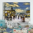 thumbnail image 1 of Designart Paris In Christmas Winter I Traditional Floating Frame Wall Art, 1 of 4