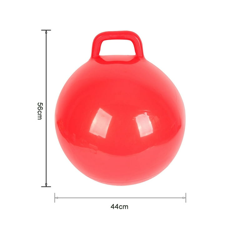 Bouncy ball with cheap handle for adults