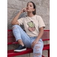 thumbnail image 2 of Cute Cactus Buddy T-Shirt Women -Smartprints Designs, Female XX-Large, 2 of 4