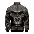 thumbnail image 2 of Chaqueta con cremallera y cuello alto 3D de Monkey Animel para hombre y mujer, chaqueta informal de manga larga, ropa de alta calidad, 2 of 4