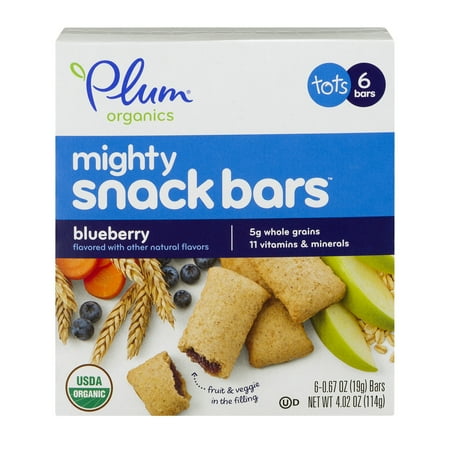 Plum Organics® Mighty Snack Bars Blueberry, 0.67 OZ