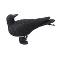 thumbnail image 4 of Crow Sculpture, Hangable Decorative Effect Plastic Crow Decoys Sun Protection Elbow Crow Black  For Desks, 4 of 7
