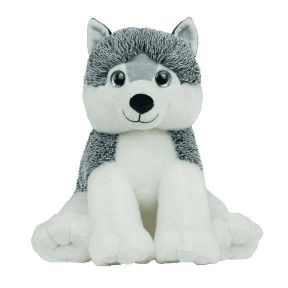 Plush Gear 16" Husky Dog Stuffed Animal – Soft Plush Toy, Realistic Puppy