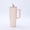 Rose Quartz, variant on 40oz Stainless Steel Tumbler with Handle, Double Wall Vacuum Insulated Flip Straw Coffee Cup, No Sweat Fits Car Cup Holder for Commute Beach Tailgating, Ideal Drink Gift for Her