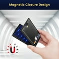 thumbnail image 5 of Minimalist Wallet For Men - With Money Clip Slim Leather Slots Credit Card Holder RFID Blocking Bifold Carbon Fiber Wallet, 5 of 5