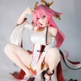 thumbnail image 1 of Figura de Anime Genshin Impact de 28cm Zhongli, figura de acción de PVC Klee Hu Tao/Paimon, modelo de colección, muñeca de juguete, regalo QYM unisex, 1 of 2