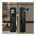 thumbnail image 2 of Wifi Digital Electronic Smart Door Lock with Biometric Camera IC Card Password Key Unlock for Home, 2 of 6