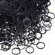 thumbnail image 2 of 2 bandas elásticas desechables para el cabello -1 o 500 engrosadas de color negro puro [embalaje], 2 of 6