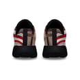 thumbnail image 4 of Faith Over Fear Jesus ChriStan Cross American flag Shoes Sneakers for Women Men Black Size 7.5, 4 of 7