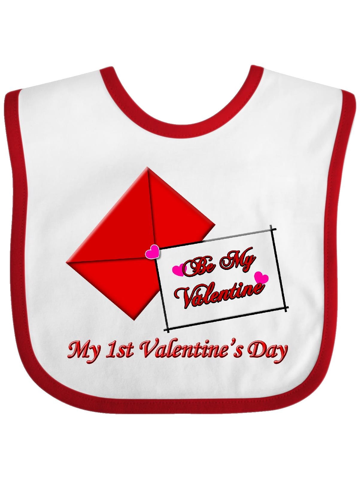 my first valentine's day bib