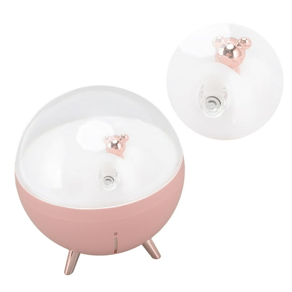 Humidifier, Space Bear Designed ABS Mini Mist Vaporizer Two Spray Modes USB Charging Timing Power Off Function for Home