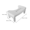 thumbnail image 3 of Miangastore Toilet Stool Pool Stool Toilet Stepping Stool Bathroom Stool Poop Stool Bathroom Toilet Stool, 3 of 9