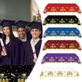 thumbnail image 4 of SUSHANG Graduation Tablecloth Party Decorations 2025, Black and Gold Congrats Grad Plastic Disposable Table Cloth Cover for College High School Class of 2025 Party Supplies,54"X108", 4 of 4