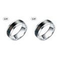 thumbnail image 1 of sweethay Anillos de estado de ánimo de emoción de temperatura pareja joyería de mano sensible inteligente impermeable para Mujeres Hombres Type7 NO7, 1 of 6