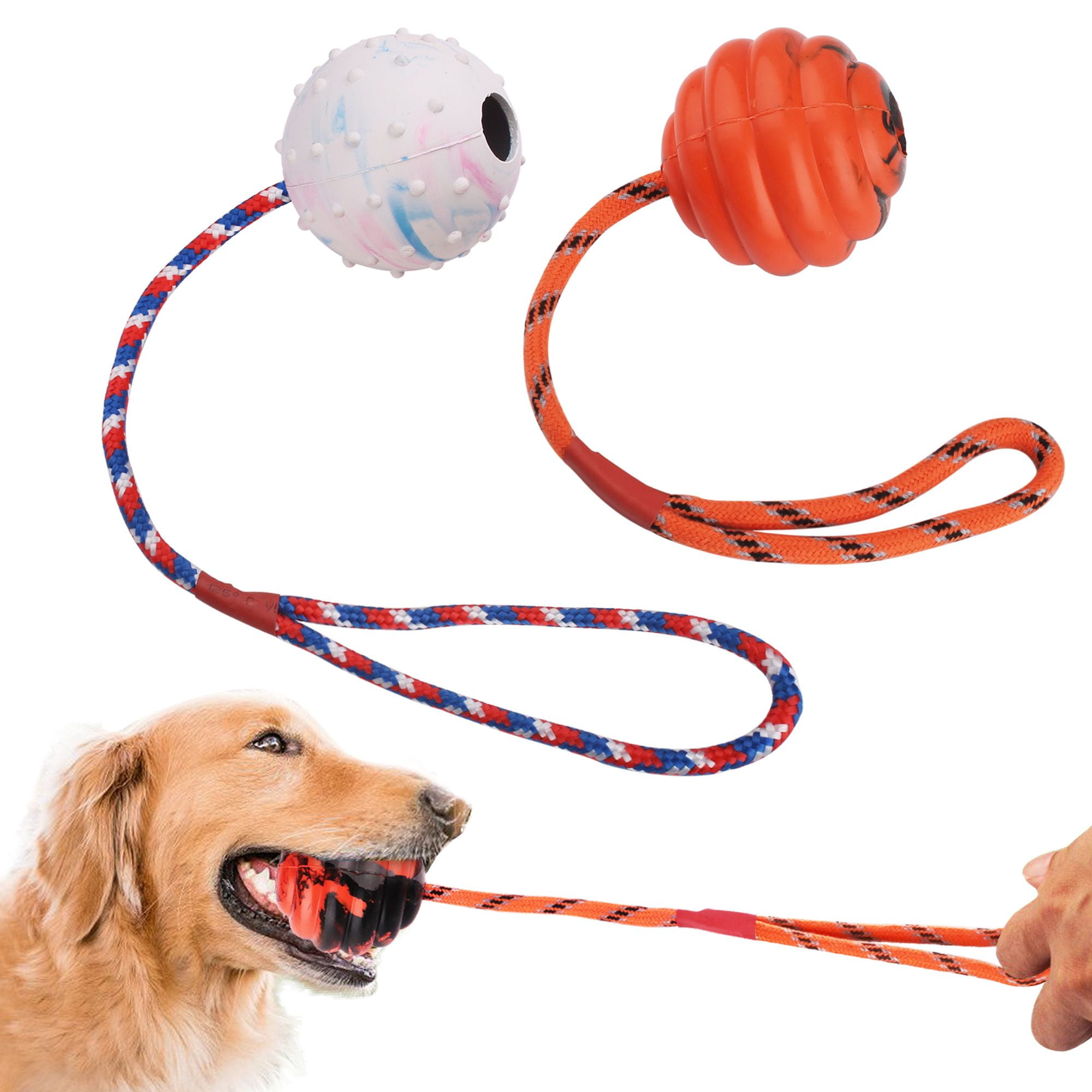 dog toy with rope inside