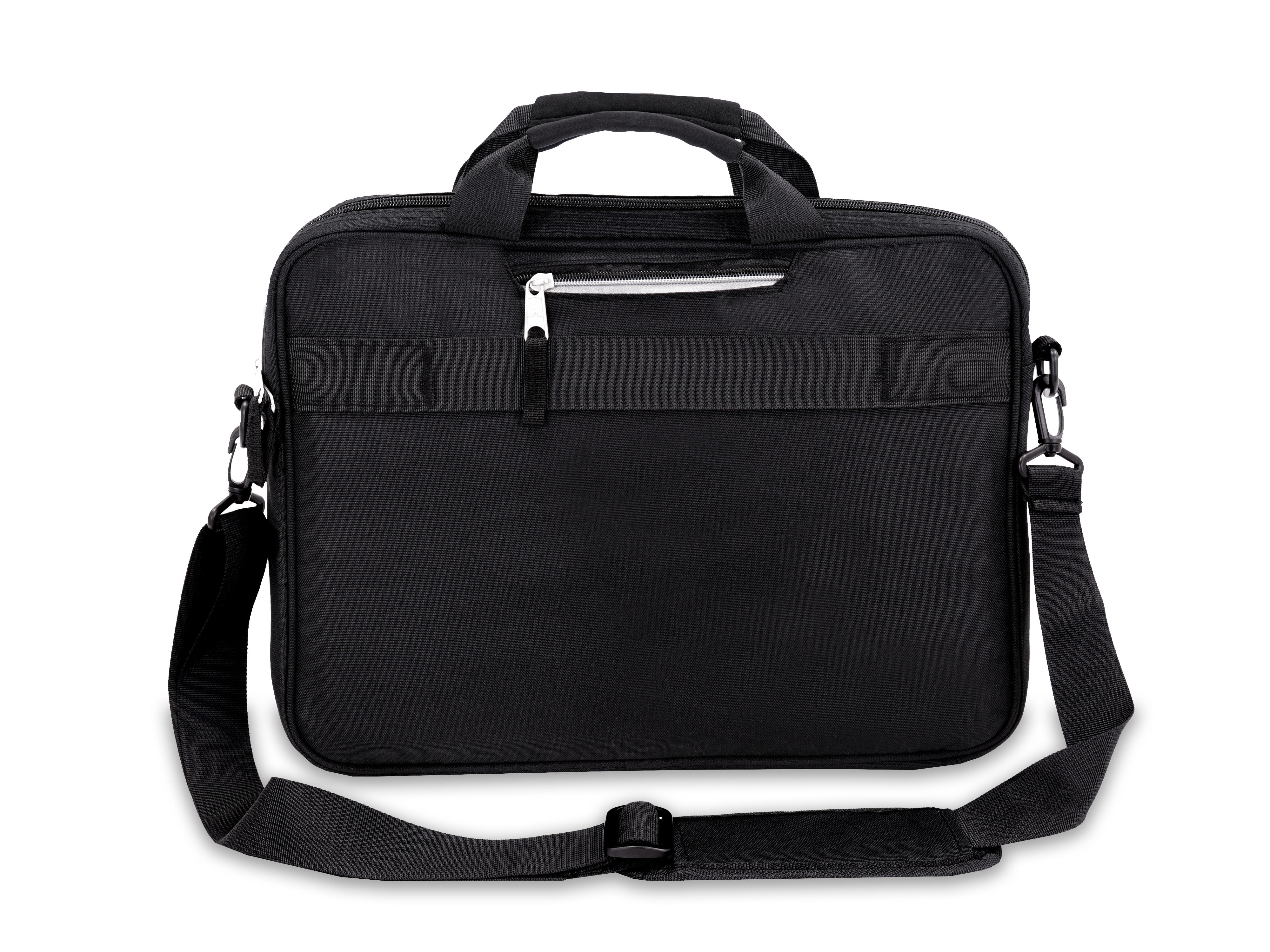 Everest 766PU-BK Unisex Slim Briefcase Polyester, Black