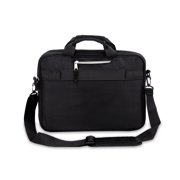 Everest 766PU-BK Unisex Slim Briefcase Polyester, Black