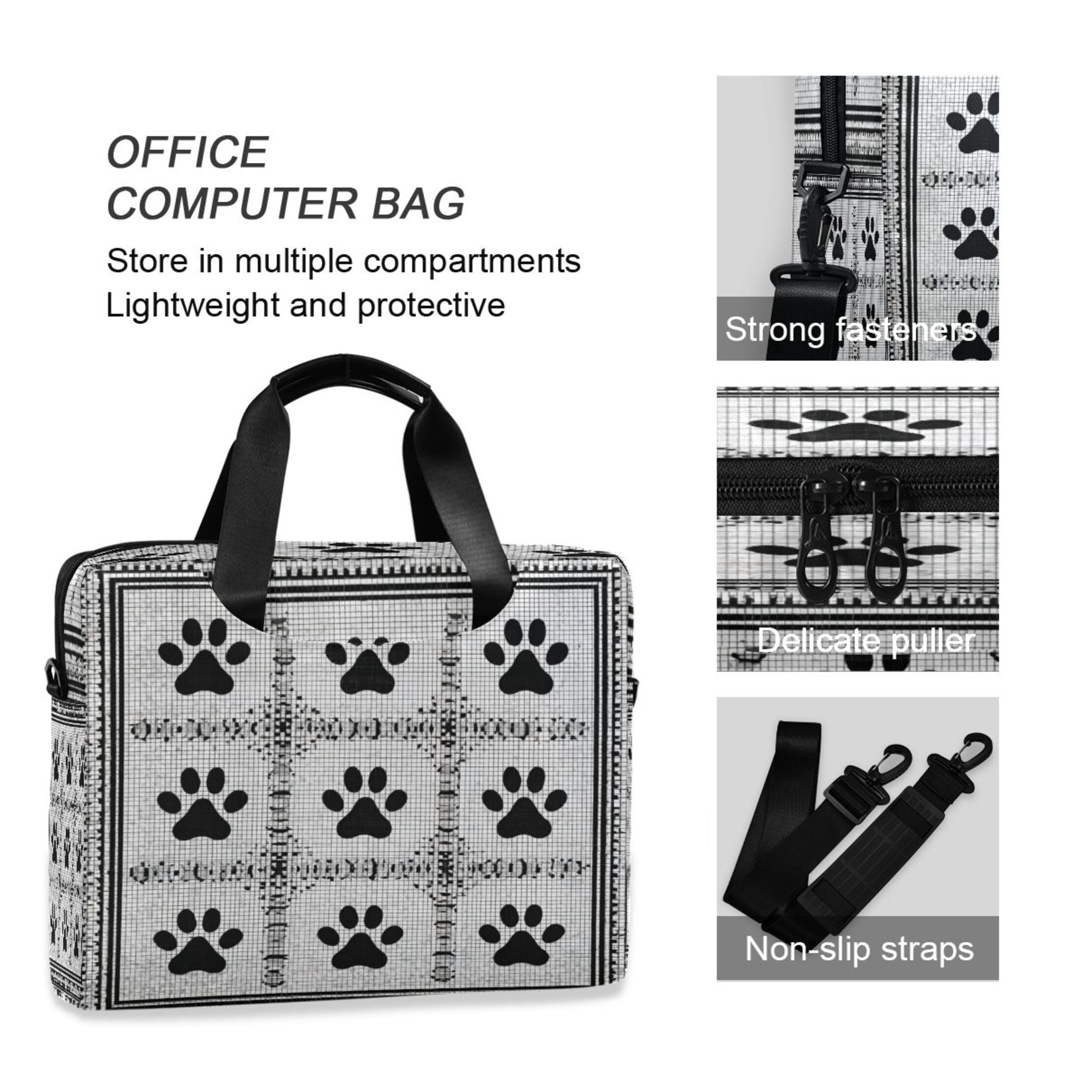 Laptop Bag Laptop Briefcase 15.7 x 3 x 11.8 Inches Laptop Bag Briefcases Laptop Storage Travel Laptop Bag Work Laptop Bag Black Claws