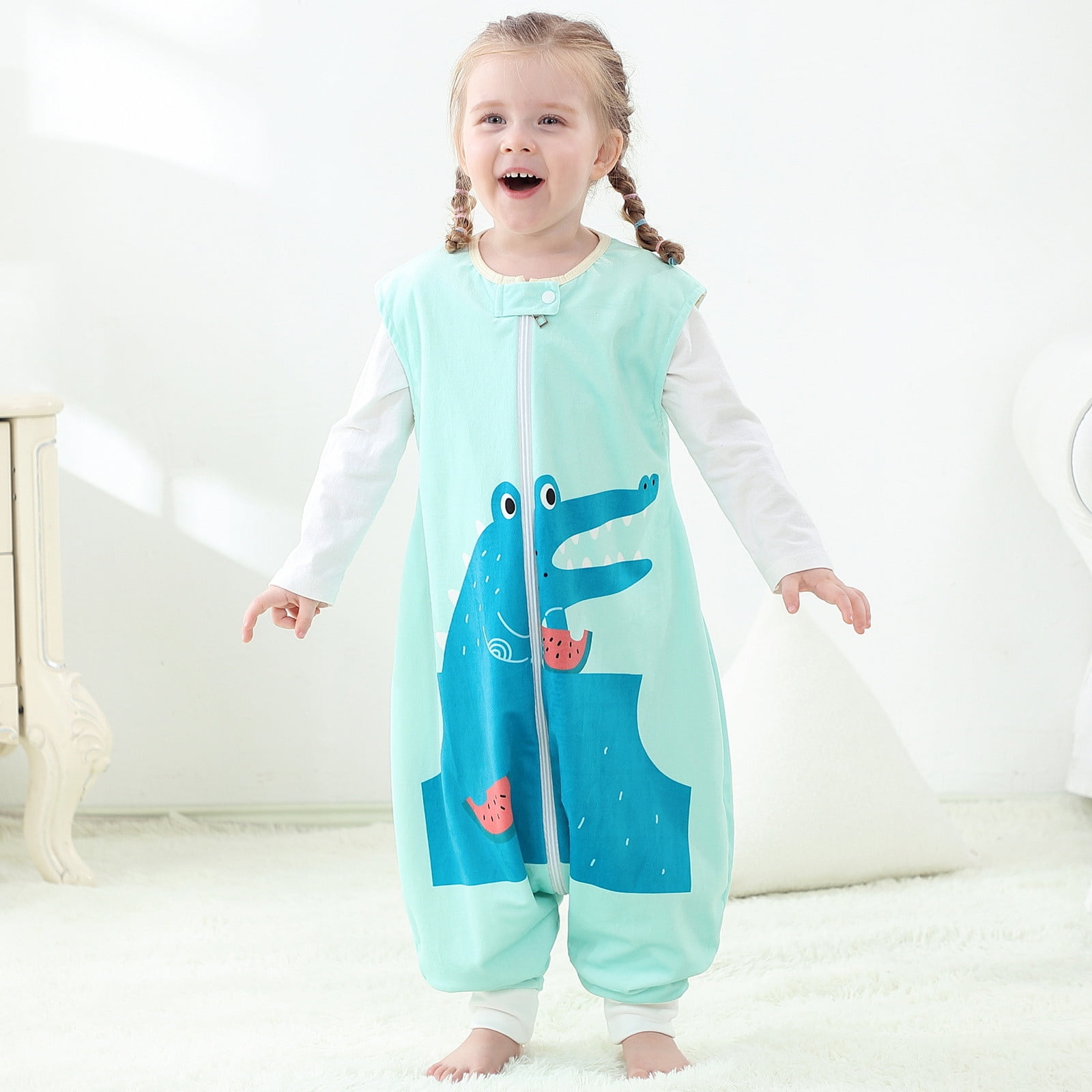 VBARHMQRT Short Jumpsuit Toddler Baby Kids Boys Girls Cartoon Jumpsuit Wearable Blanket Sleep Bag Walmart