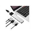 thumbnail image 3 of HyperDrive Net 6-in-2 Hub - Docking station - USB-C x 2 - HDMI - 1GbE, 3 of 11