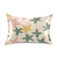 thumbnail image 7 of Yayeee Pillowcase Queen Size Set of 2 Satin Wrinkle Resistant Pillow Case, Pastel Pink Stars, 7 of 7
