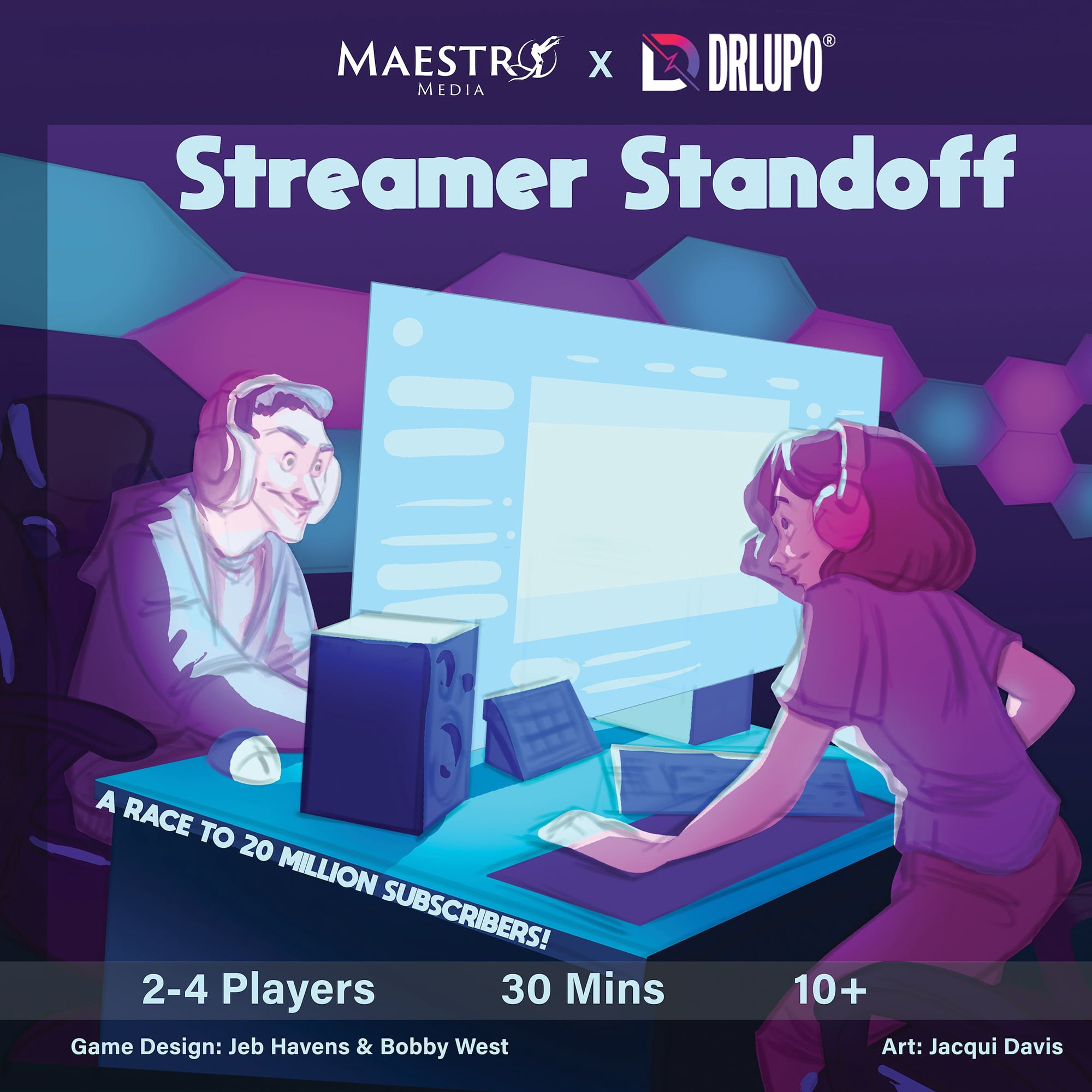 Streamer Standoff Strategy Board Game, 2-4 Players