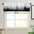 thumbnail image 3 of Remain Unique Forest Mist Rod Pocket Polyester Curtain Valance for Home Kitchen Bedroom Living Room Window Decor 54x18 inch, 3 of 5