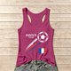 thumbnail image 1 of Women's Football Graphic Tank Tops, Women's Sleeveless Running Tank Top, Breathable Lightweight Sports Vest for Workout, Gym, Yoga, Training for Soccer Tournament 2026 Hot Pink Size: 2XL, 1 of 5