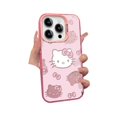 thumbnail image 5 of Estuche sencillo de Hello Kitty en color plateado para teléfono Apple 16promax, estuche para iPhone 15, dibujos animados 14, resistente a caídas 13 para mujer, 5 of 5