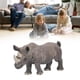 thumbnail image 5 of Rhino Model, Desktop Simulation Rhino Statue Lifelike  For Collection ANGGREK Rinoceronte, 5 of 8
