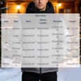 thumbnail image 4 of Men's Hooded Puffer Jacket Color Block Warm Winter Coat with Pockets Casual Outdoor Streetwear Thicken Ski Coat, 4 of 9