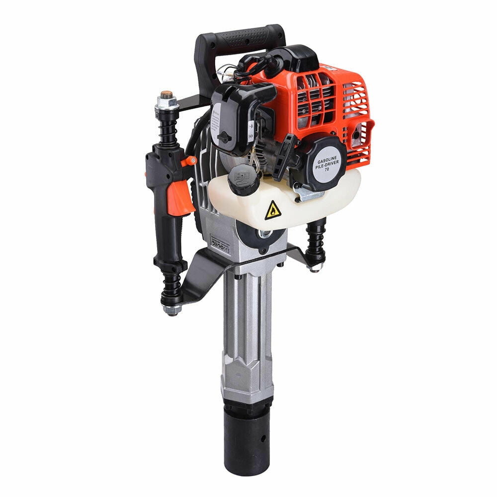 2 Stroke Gas Powered T Post Driver Pile Hammer Portable EPA Fence