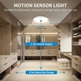 thumbnail image 4 of Motion Sensor Ceiling Light Indoor Wired PIR, 2700/3000/3500/4000/5000K, LED Closet Lights Motion Sensored 7 in,12W, Timer, Motion Activated Flush Mount Ceiling Light for Hallway,Pantry, 4 of 9