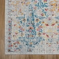 thumbnail image 4 of LR Home Floral Woven Indoor Outdoor Rug, Multi / Gray, 2 ft. x 3 ft., 4 of 9