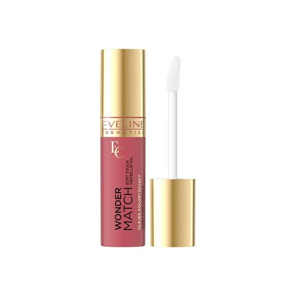 Eveline Cosmetics Wonder Match Tinted Lip Oil & Stain – Shade 05 Watermelon Juice | Fruity Tinted Lip Oil, 5 ml